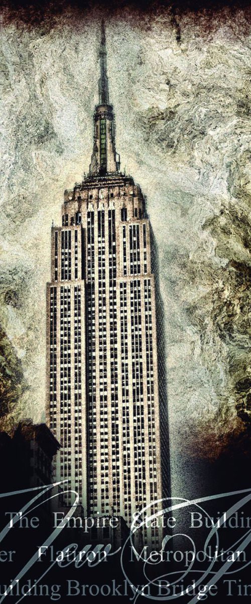 Empire State/XL large original artwork by Javier Diaz