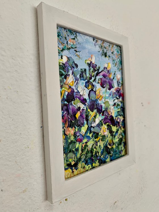 Miniature with flowers