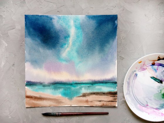 Abstract  Seascape painting