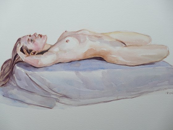 Reclining female nude