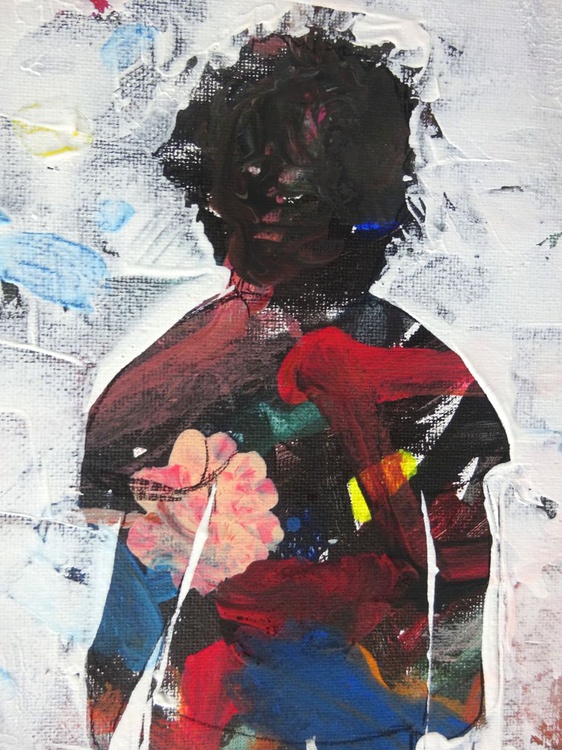 Lost Child Acrylic Painting By Kumi Muttu Artfinder