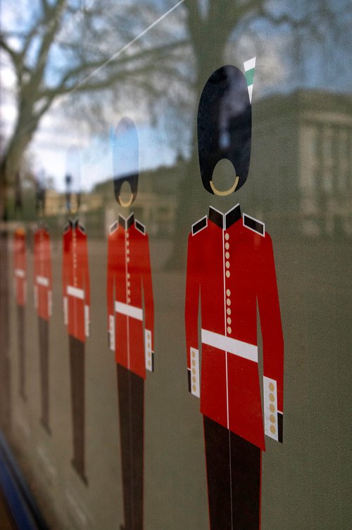 Soldiers of Buckingham Palace (LIMITED EDITION 1/20) 12" X 18" by Laura Fitzpatrick