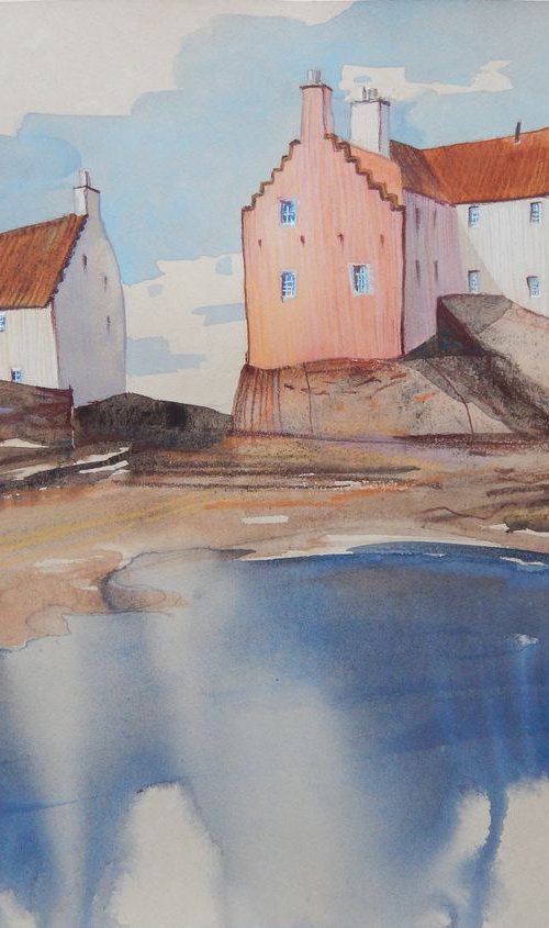 Pittenweem village by Alla Vlaskina