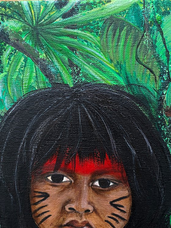 Niña Yanomami