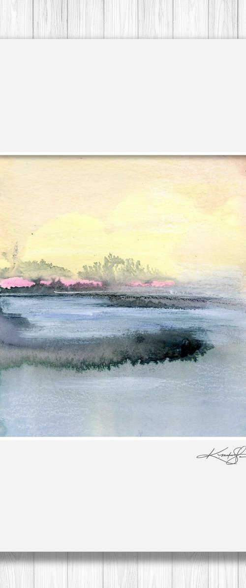 Tranquil Dreams 13 - Abstract Landscape/Seascape Painting by Kathy Morton Stanion by Kathy Morton Stanion