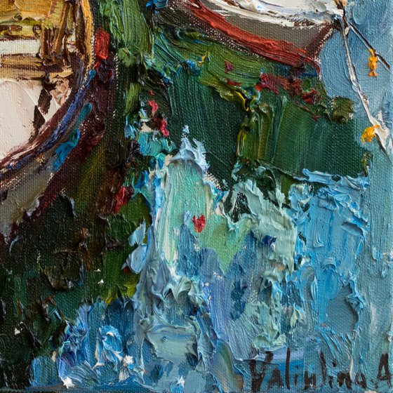 Boats - Original oil painting