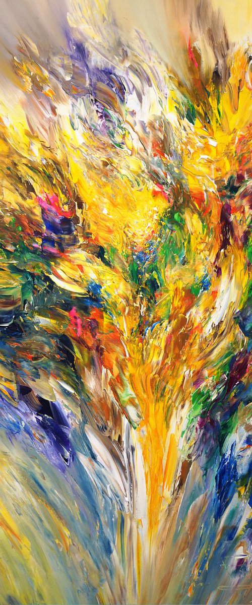 Yellow Fountain M 1 by Peter Nottrott