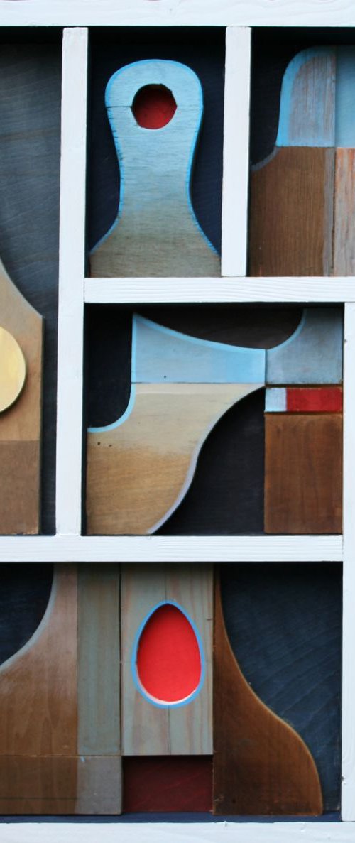 Passages (relief construction) by Liam Hennessy