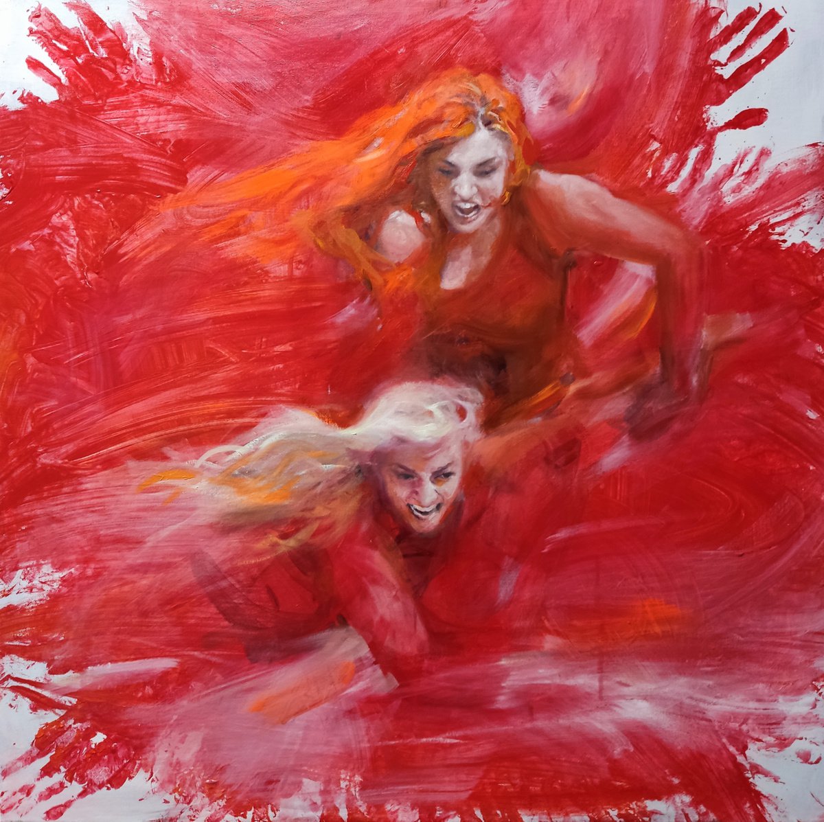 Furies By Helinda (Olga Muller), 31 X 31, Artwork For Sale On Artfinder