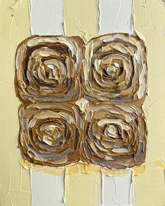 Whats for brekkie:cinamon roll