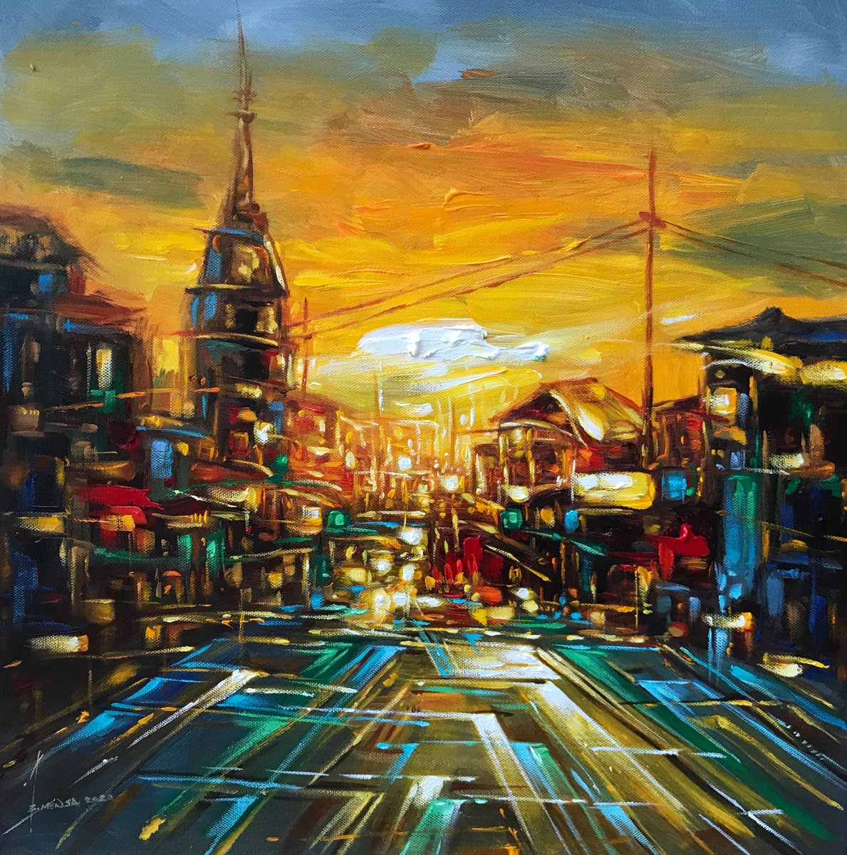 The City Street #1 by Kwame Boama Mensa-Aborampa