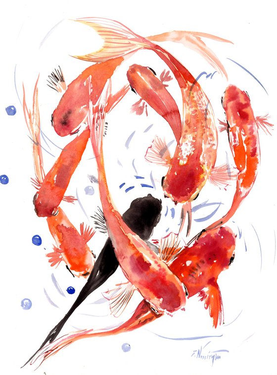 Koi Pond, Feng Shui