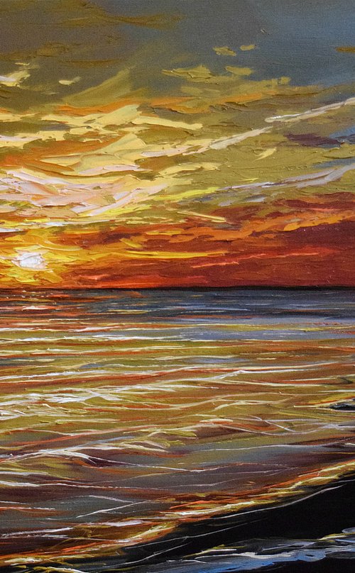 Bright Sunset by Elena Adele Dmitrenko
