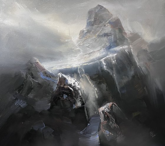 " Agartha -  On the path to Valhalla 4 "....SPECIAL PRICE !!! W 90 x H 80 cm