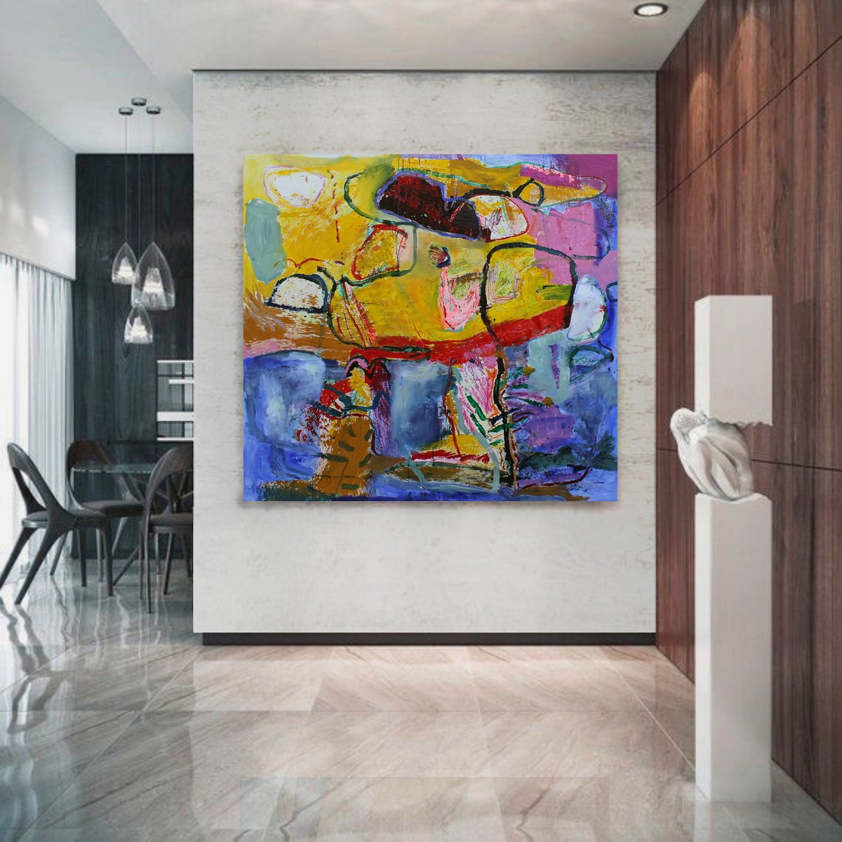 Architecture Of A Moment By Sergiy Dekalyuk, 81 X 76, Artwork For Sale On Artfinder