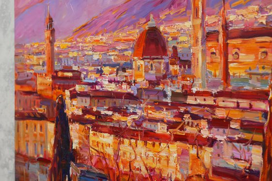 Warm evening in Florence