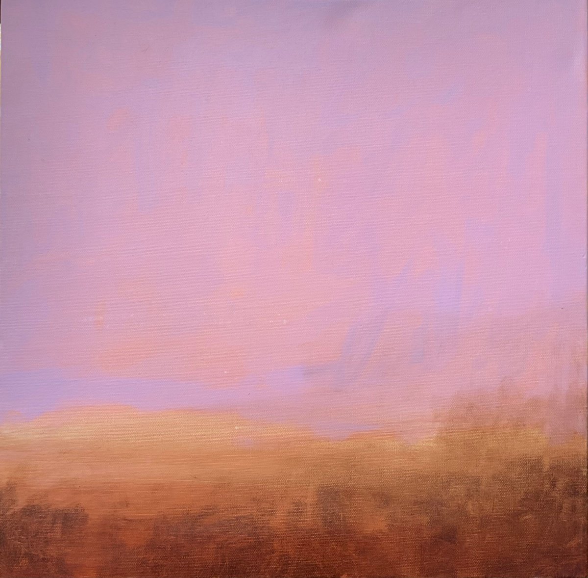 Abstract Pink and Red Earth by Jessica Davidson