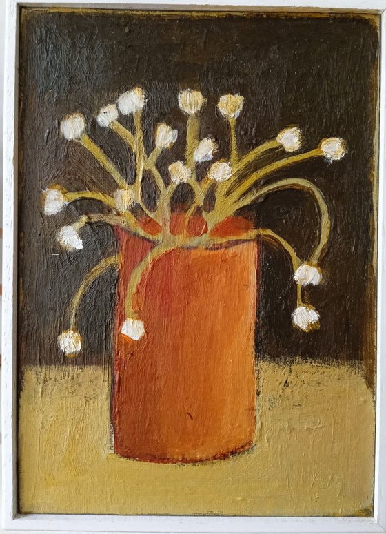 Flowers in a Terracotta Pot