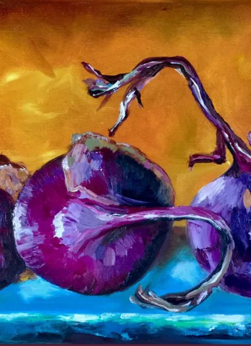 RED ONIONS by Olga Koval