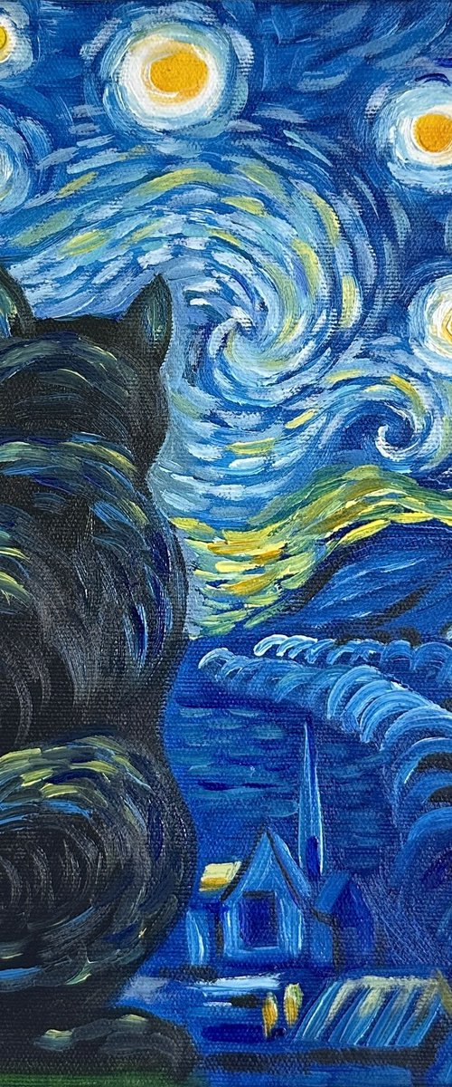 Starry Night Visitor by VICTO