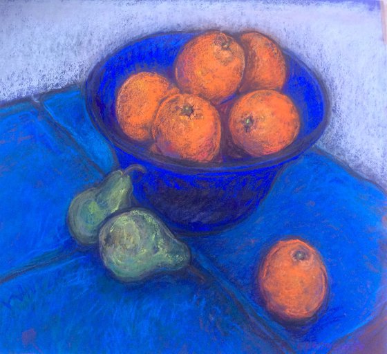 Still life Oranges and Pears
