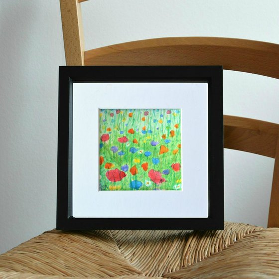 Meadow Flowers - Watercolour, small gift idea