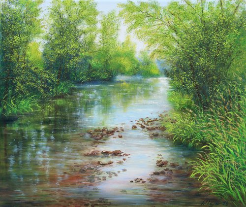 Water landscape by Ludmilla Ukrow