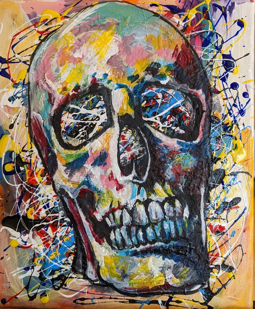 The grinning skull. by Lotz Bezant