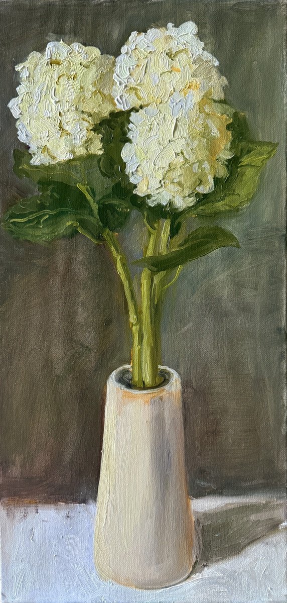 White Hydrangea by Kate Sosonna