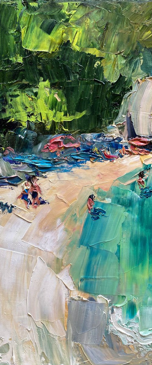 Emerald Beach IV by Mily Art