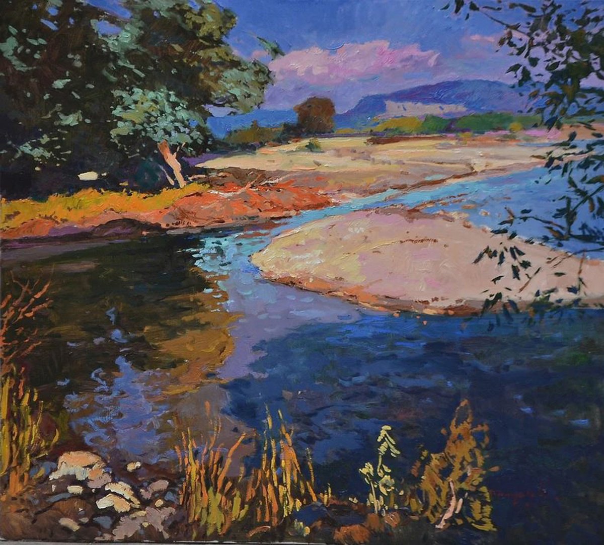 Hot Summer By Alexander Shandor, 47 X 45, Artwork For Sale On Artfinder