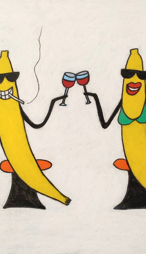 Friday Bananas by Ann Zhuleva