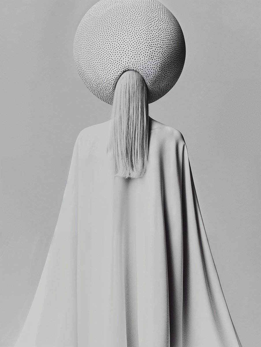 Graphic Portrait Photograph By Richard Gibson, 13 X 16", Timeless Nocturnes Xvii, Original Artwork