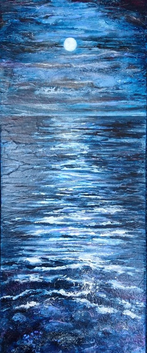 Moonlit Sea by Michele Wallington