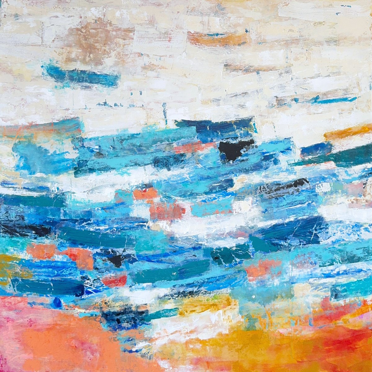 Adrift By Adam Collier Noel, 60 X 60, Artwork For Sale On Artfinder