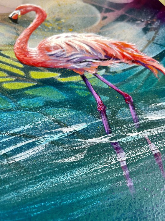 Bird #25 (flamingo)