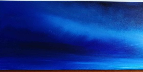 Passionate Moonlight - Panoramic Seascape