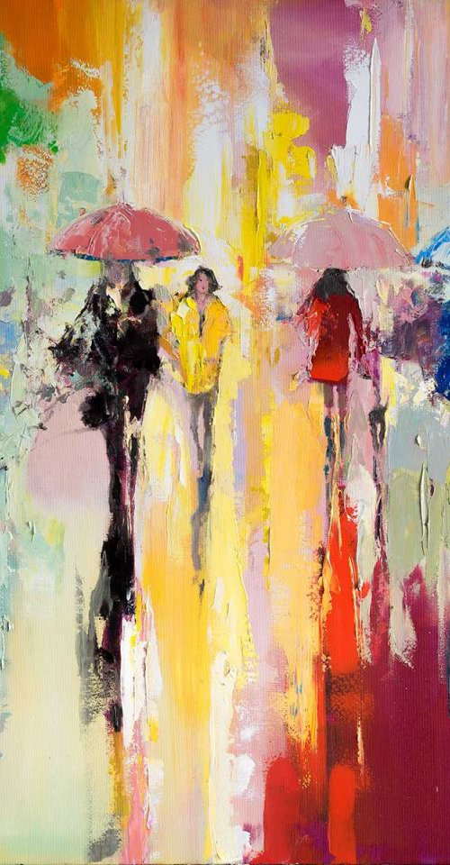 'Rainbow Walk' by Ewa Czarniecka
