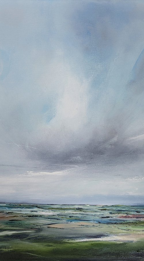 Abstract view from Whiteleaf Hill, Buckinghamshire by Jo Earl