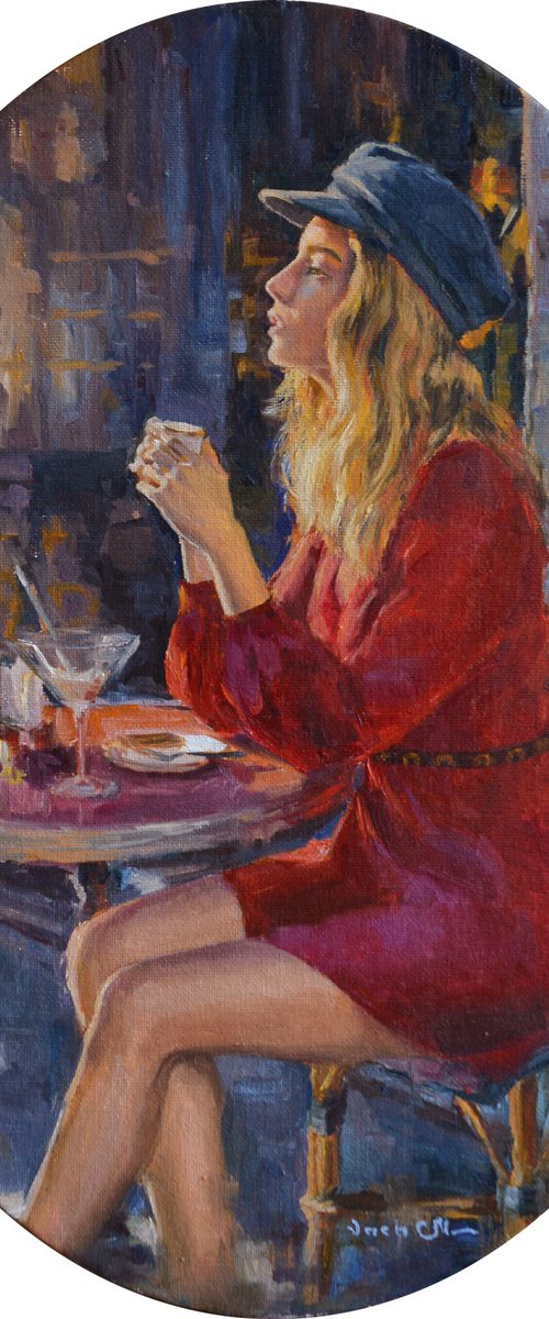 In the café #3 by Vachagan Manukyan