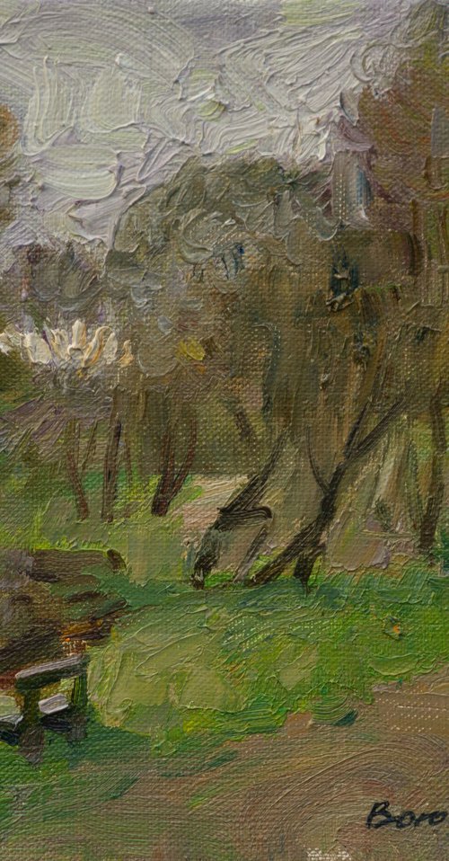 Sale – Original Impressionistic Landscape by Anastasia Borodina