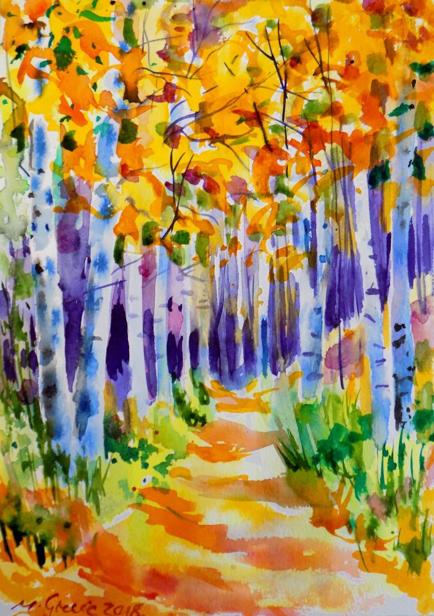 Autumn path II by Maja Grecic