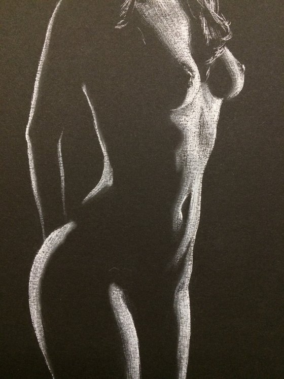 Nude noir #280 (21X29)cm