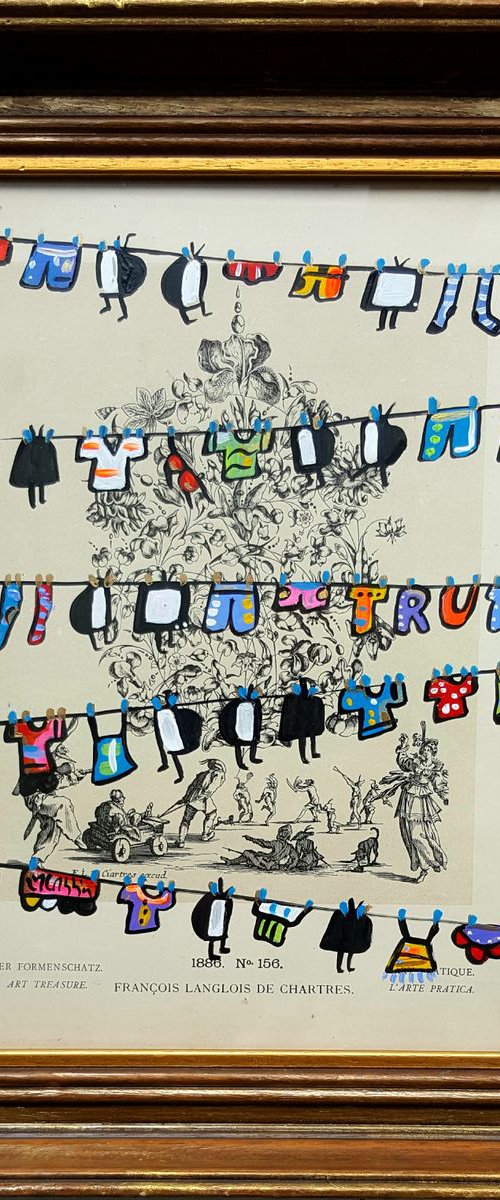 Old Page Laundry Televisions by Maria Luisa  Azzini
