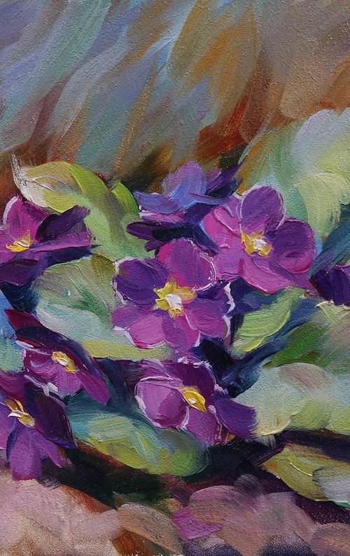 "Primrose in the Garden" by Lena Vylusk