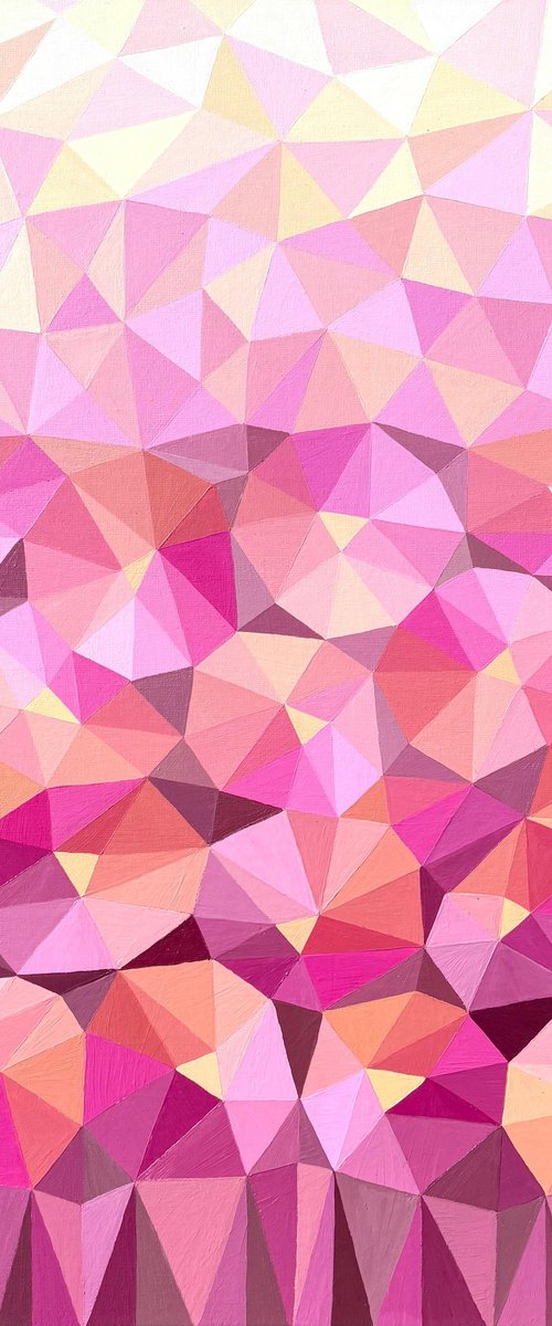 RASPBERRY ABSTRACT FLOWERS by Maria Tuzhilkina