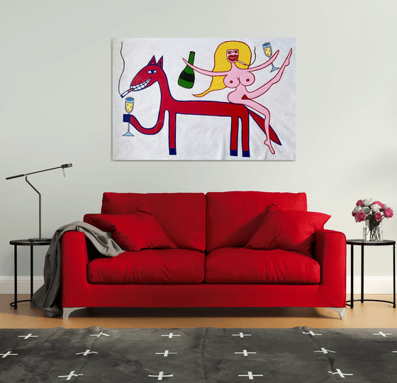 Woman and Horse