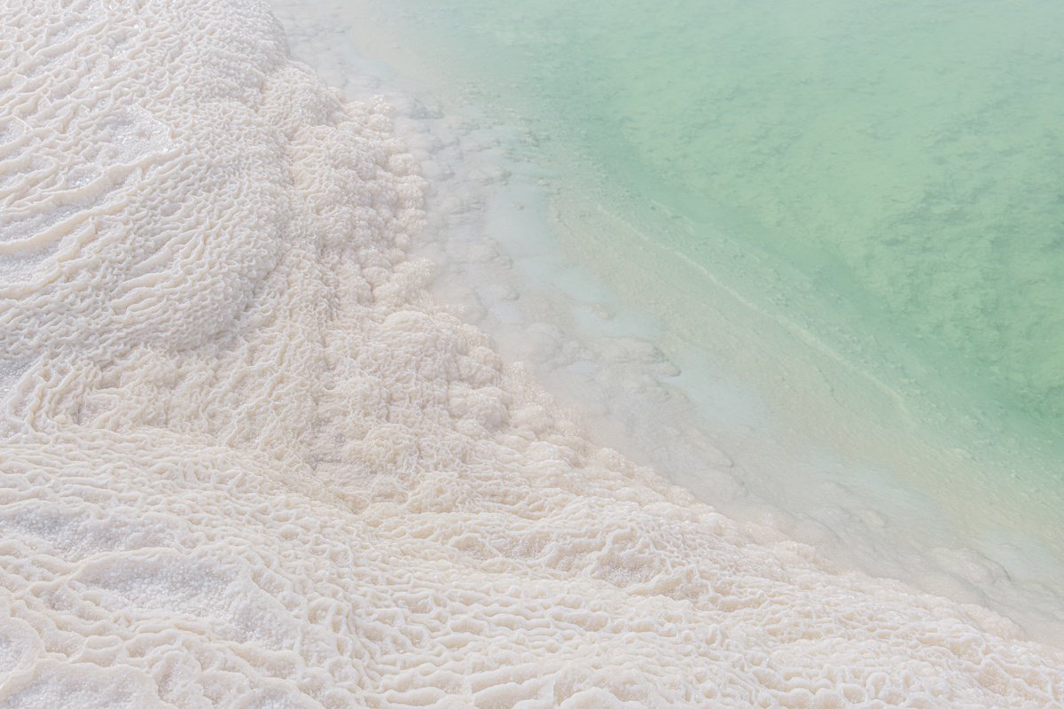 Photorealistic Photograph , Dead Sea. Salt Coast By Lidiya Dmitrieva, 26 X 17, Artwork For Sale On Artfinder