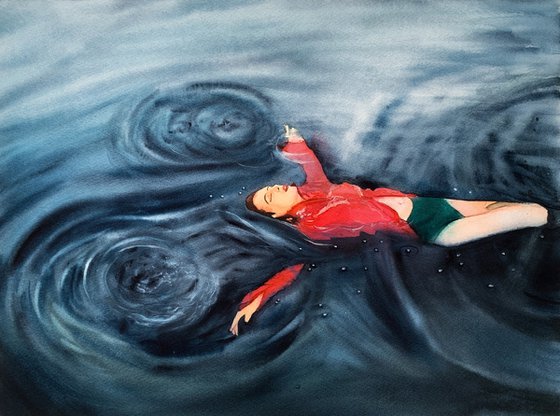 Woman in the water