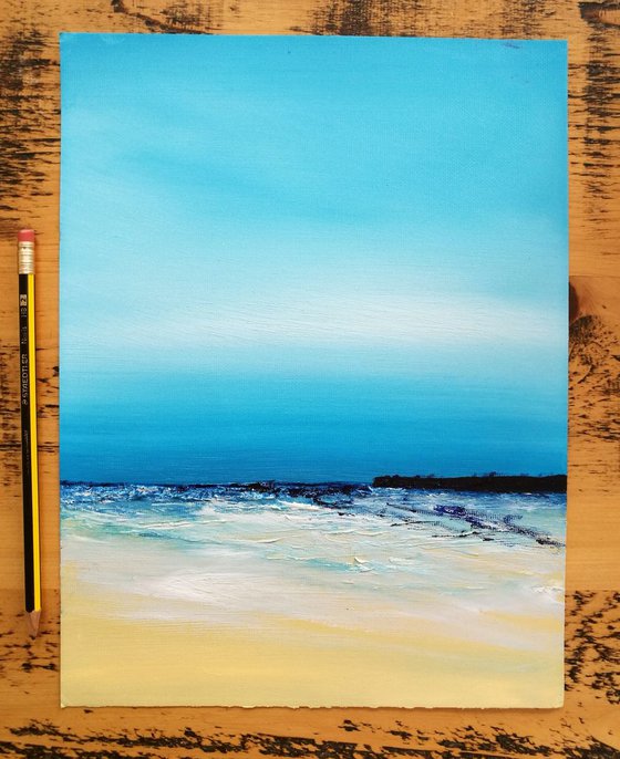 Seaside Horizon - Oil Painting, stunning, gorgeous